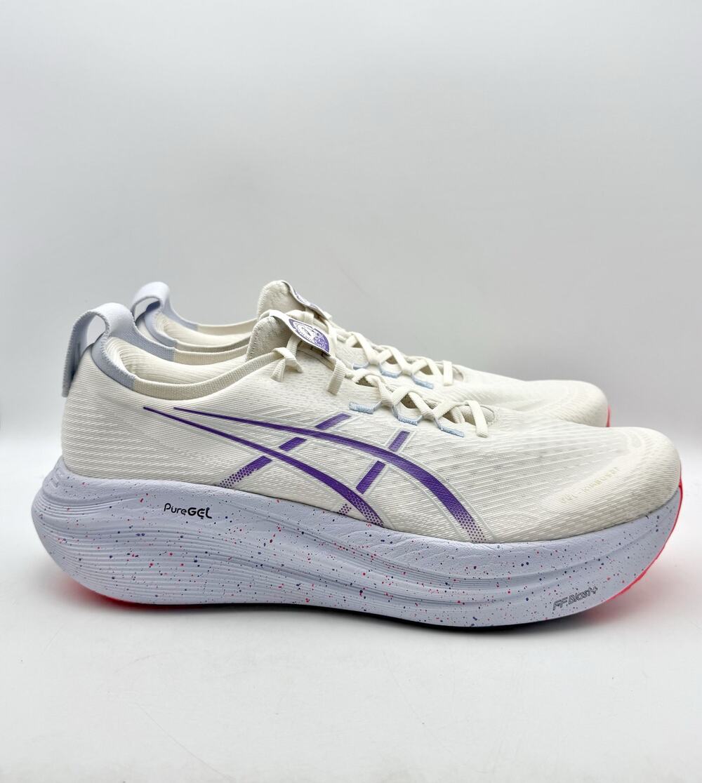 ASICS Mens GEL-Nimbus 27 Tokyo Athletic Shoes US 15 EU 50.5 Cream Running EUC